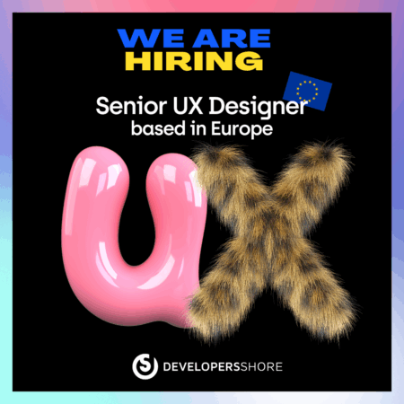 Senior UX Designer (based in Europe)